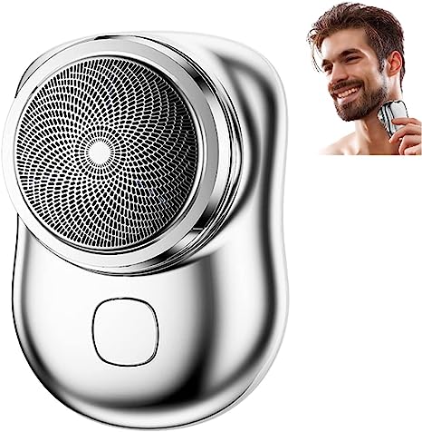 Mini Afeitadora Eléctrica – Afeitado Preciso al Instante – Rostro Suave y Limpio en 60 Segundos
