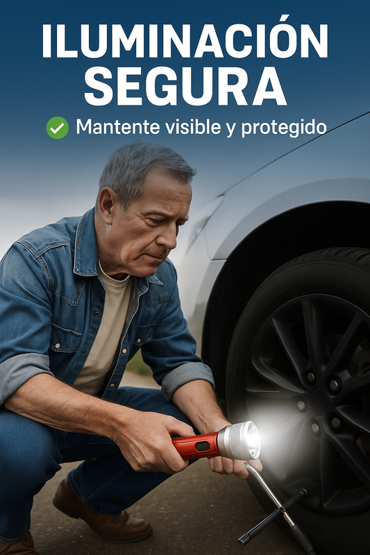 Linterna Multifuncional – Mantén a tu familia segura en carretera y hogar al instante