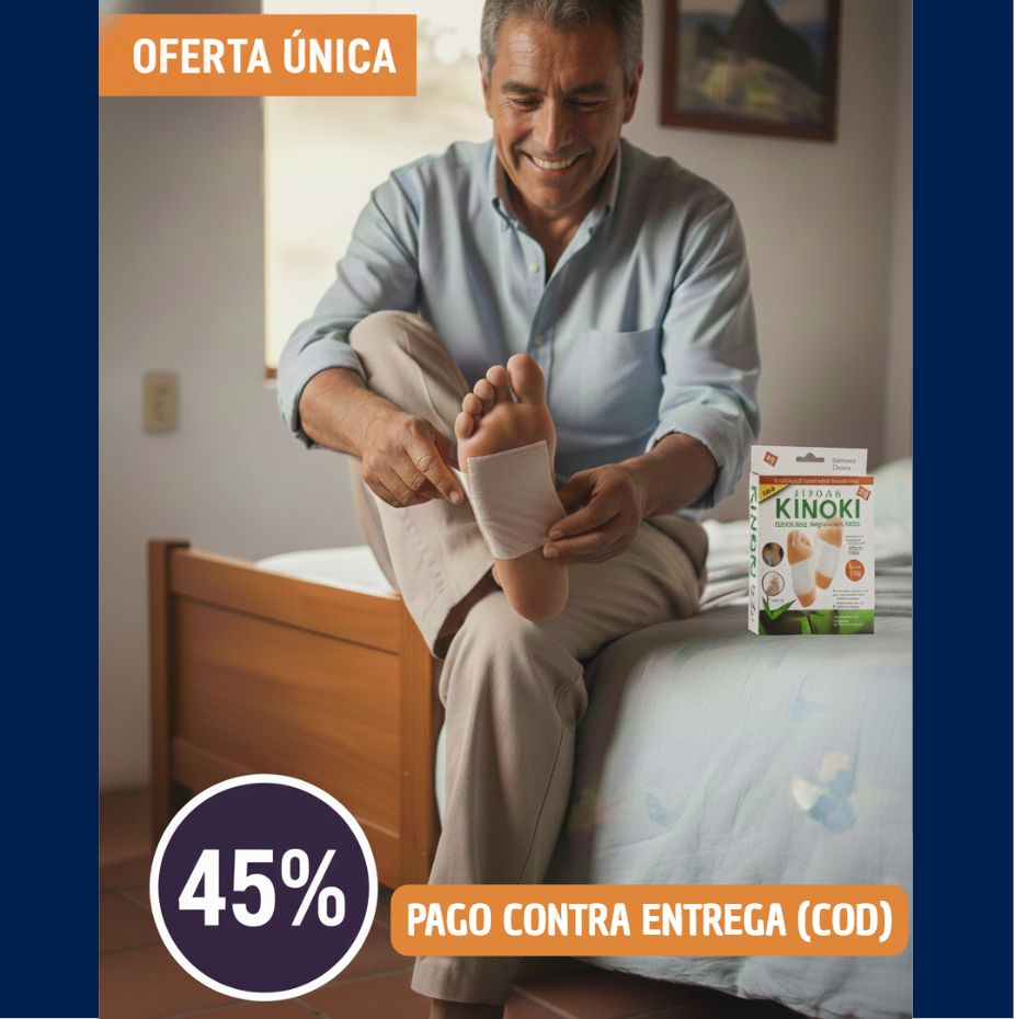 Parches de Relajación para Pies KINOKI – Reduce la Fatiga – Más Descanso y Bienestar al Dormir