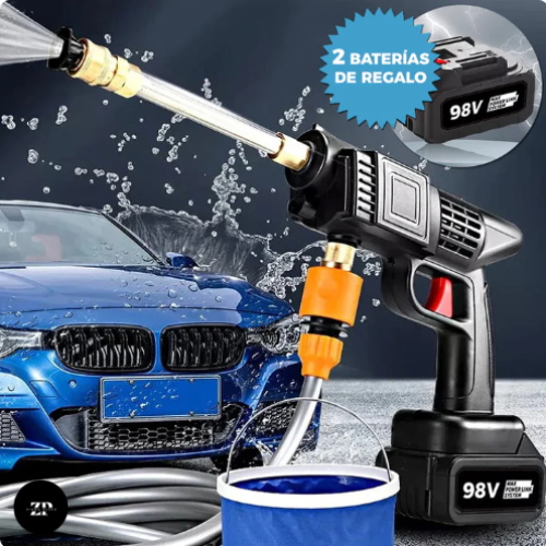 Hidrolavadora Portátil – Lava Autos y Hogar – Deja todo limpio en 10 minutos sin esfuerzo