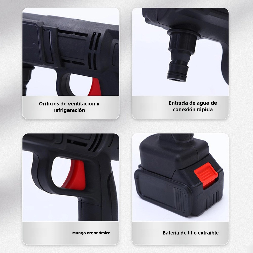 Hidrolavadora Portátil – Lava Autos y Hogar – Deja todo limpio en 10 minutos sin esfuerzo